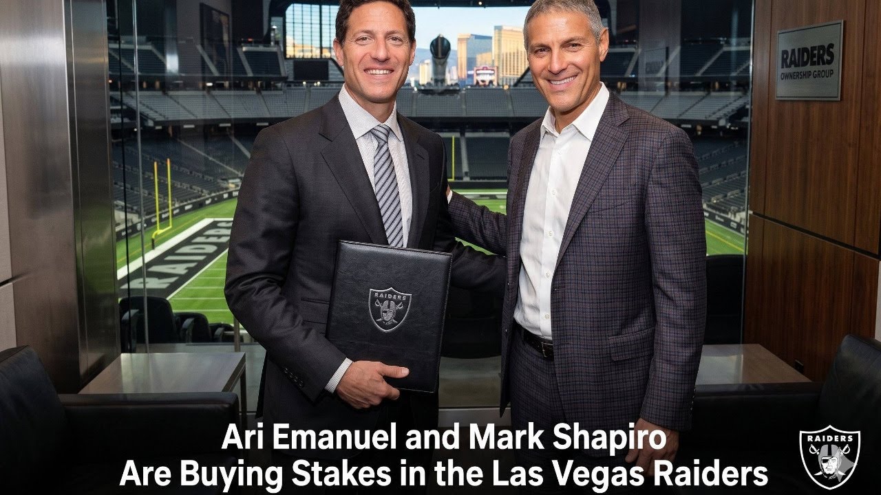 2026 NFL Spring League Meeting: Ari Emanuel & Mark Shapiro Named Las Vegas Raiders Minority Owners