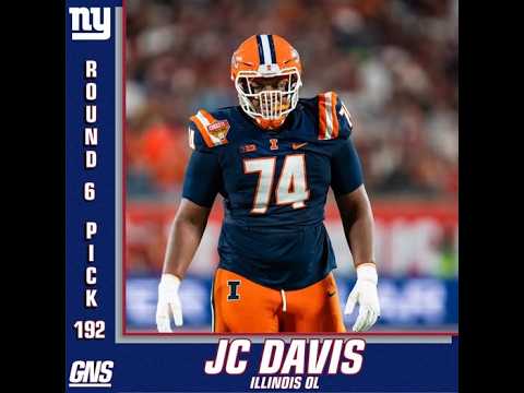Bill Carroll’s 32 Picks In 32 Days JC Davis 6’4 3 8 322 5 16 40 Pick 192 NY Giants Bill Carroll’s 32 Picks In 32 Days JC Davis 6’4 3 8 322 5 16 40 Pick 192 NY Giants