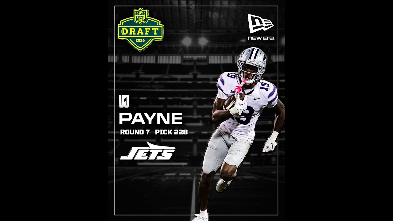 Bill Carroll’s 32 Picks In 32 Days SS VJ Payne, Kansas St Pick #228 of the NY Jets, 6′ 3¼” 206, 4.4 Bill Carroll’s 32 Picks In 32 Days SS VJ Payne, Kansas St Pick #228 of the NY Jets, 6′ 3¼” 206, 4.4