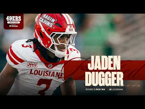 Bill Carroll’s 32 Picks in 32 Days Jaden Dugger, LB Louisiana, 6’4 3/4″ 242, 49ers Pick #154 Bill Carroll’s 32 Picks in 32 Days Jaden Dugger, LB Louisiana, 6’4 3/4″ 242, 49ers Pick #154