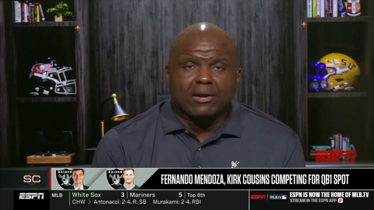 Booger on Fernando Mendoza, Kirk Cousins’ QB Reps Revealed as Raiders Open OTAs for 2026 NFL Season Booger on Fernando Mendoza, Kirk Cousins’ QB Reps Revealed as Raiders Open OTAs for 2026 NFL Season