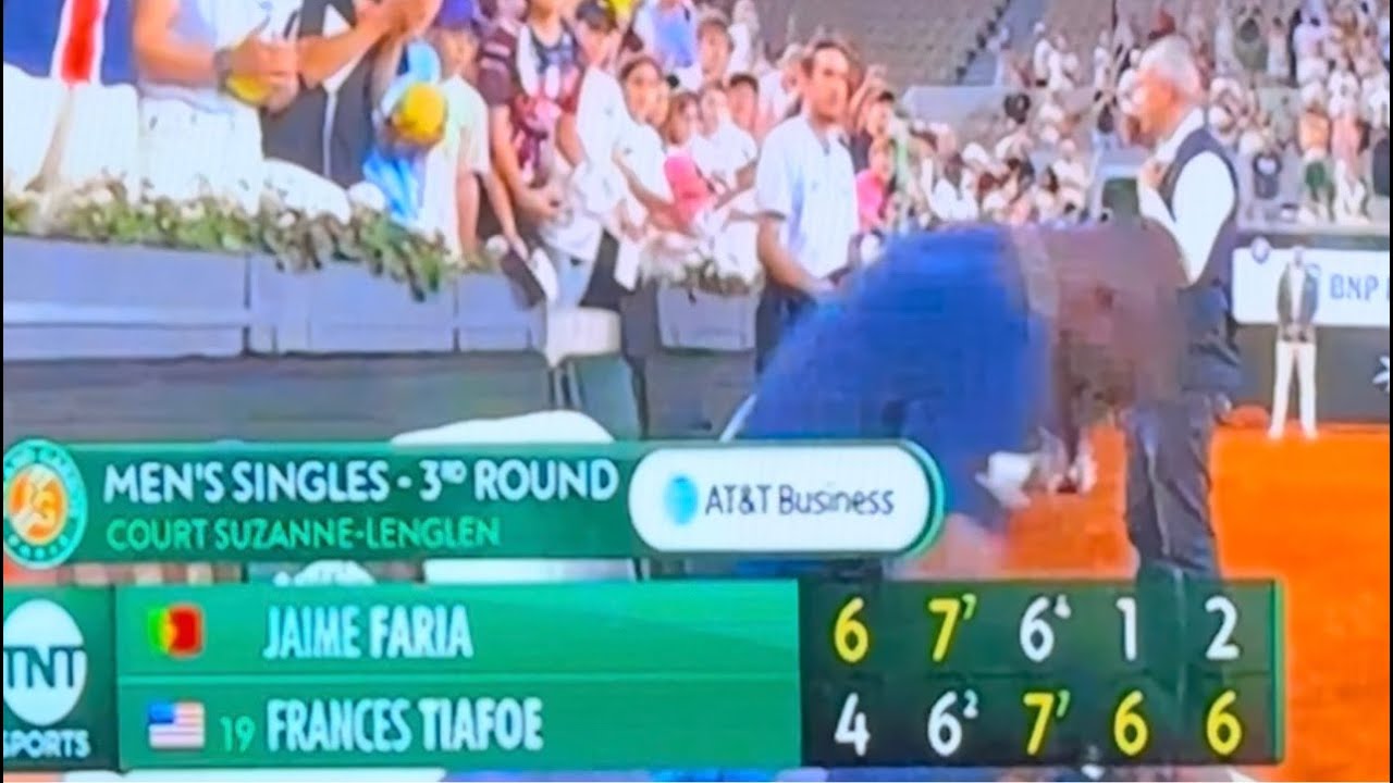 Francis Tiafoe Outlasts Jaime Faria In Five Set Epic 2026 French Open 3rd Round Battle