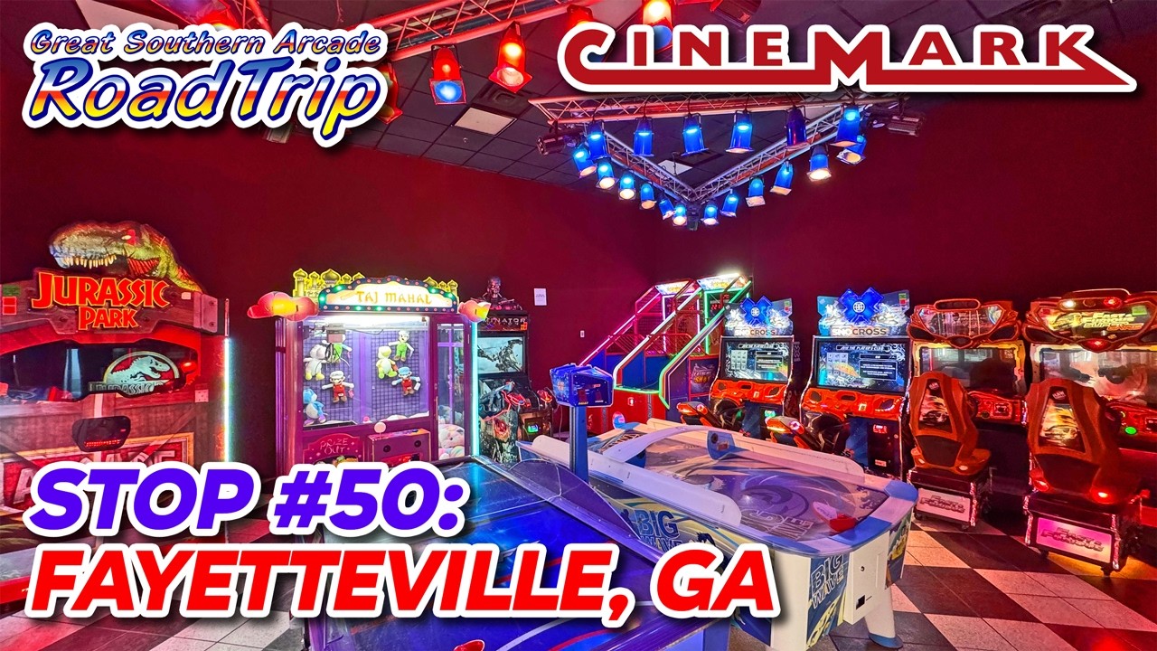 HALFWAY THERE! Cinemark Tinseltown 17, 4K arcade tour (Fayetteville GA, Mar. 2026) [RoadTrip Ep. 50]