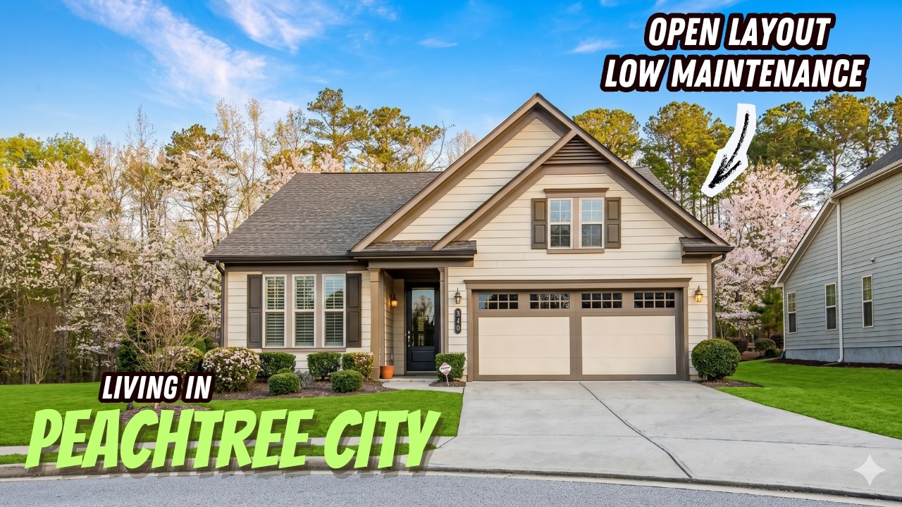 Homes for Sale in Peachtree City GA Under 0K | 55+ Community Tour