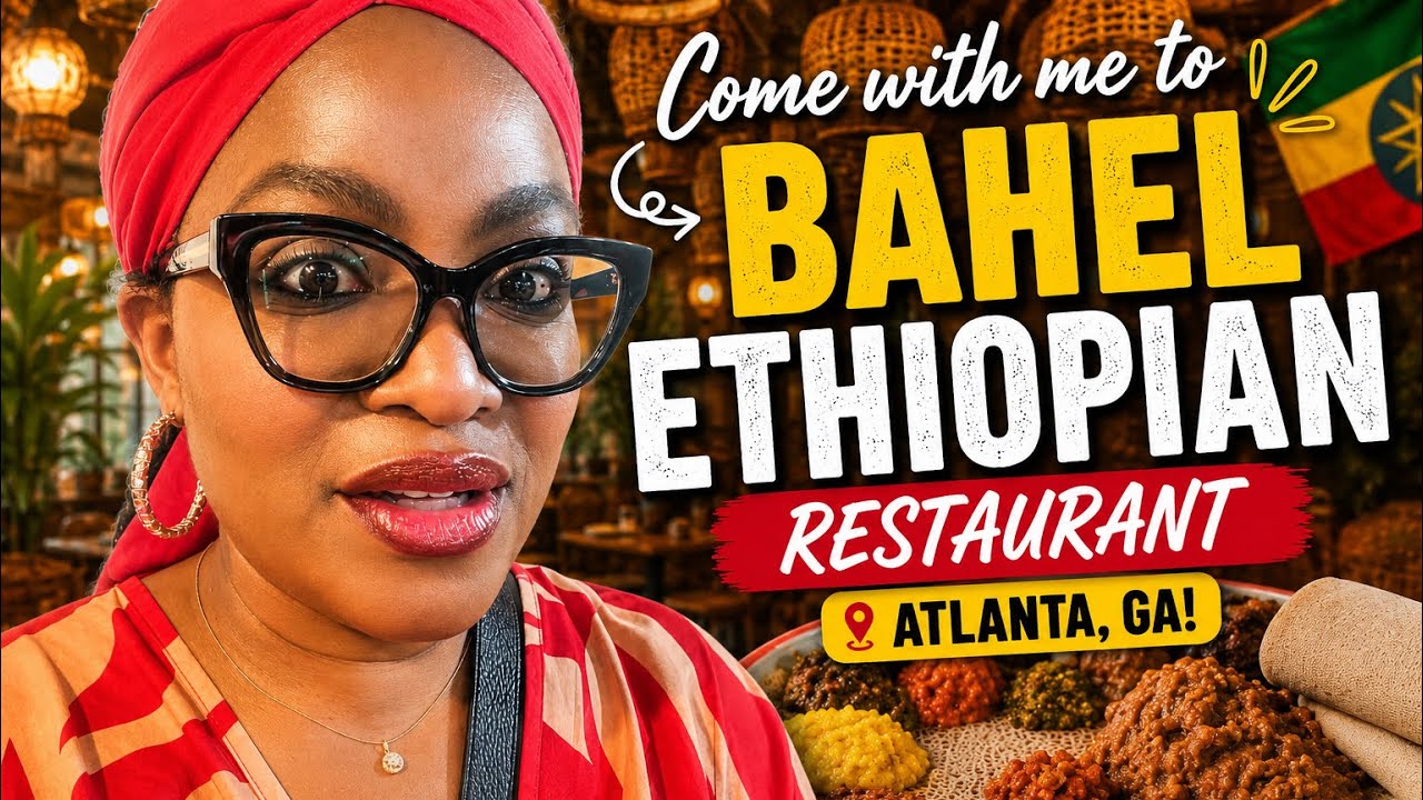 I Tried Bahel Ethiopian Restaurant in Atlanta, GA | My First Ethiopian Food Experience! I Tried Bahel Ethiopian Restaurant in Atlanta, GA | My First Ethiopian Food Experience!