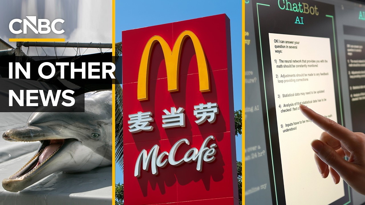 In Other News: McDonald’s Bet On China, Spy Dolphins, And AI Layoffs Vs. Stocks