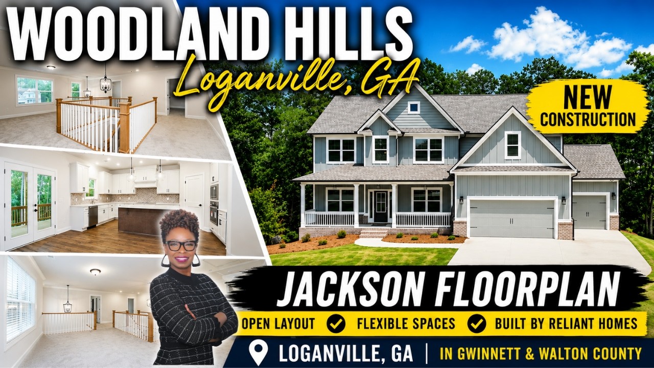 🏡 New Construction Tour in Loganville, GA | Woodland Hills – Jackson Floorplan