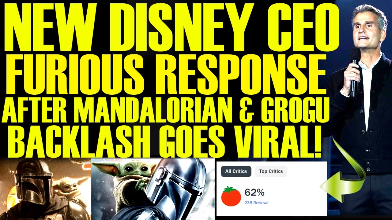 New Disney CEO LOSES IT After Mandalorian & Grogu BACKLASH! A Star Wars DISASTER