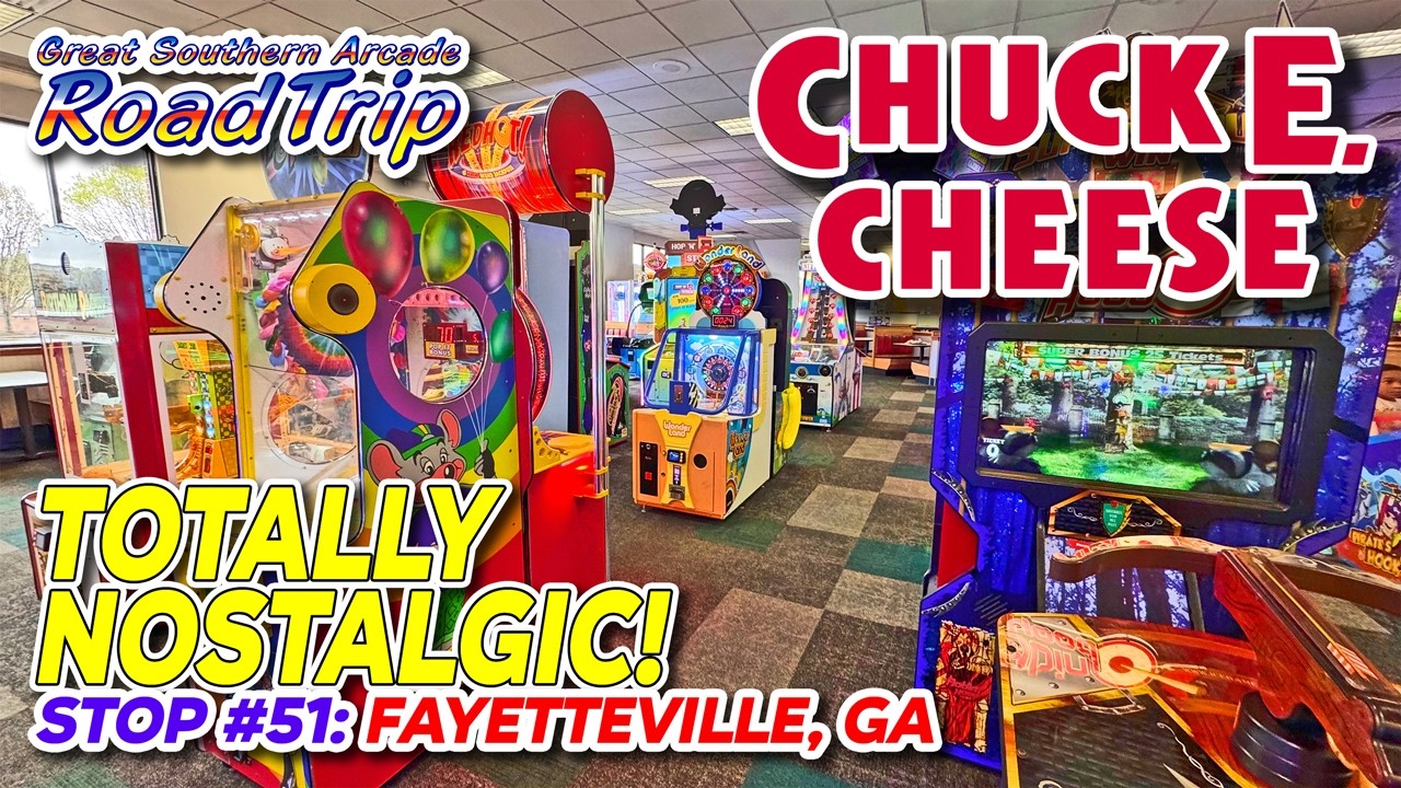 NOSTALGIC! Chuck E. Cheese arcade tour, Fayetteville GA 4K walkthrough, March 2026 [RoadTrip Ep. 51]