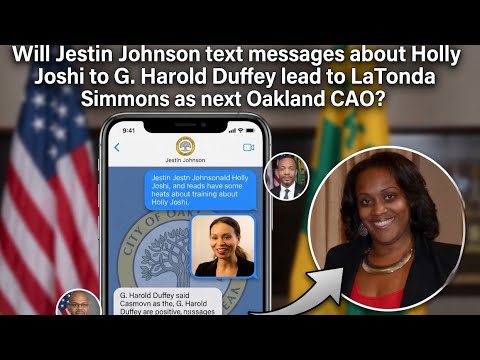 Oakland CAO Jestin Johnson Fired By Mayor Lee Over Texts About Oakland DOV Chief Dr. Holly Joshi