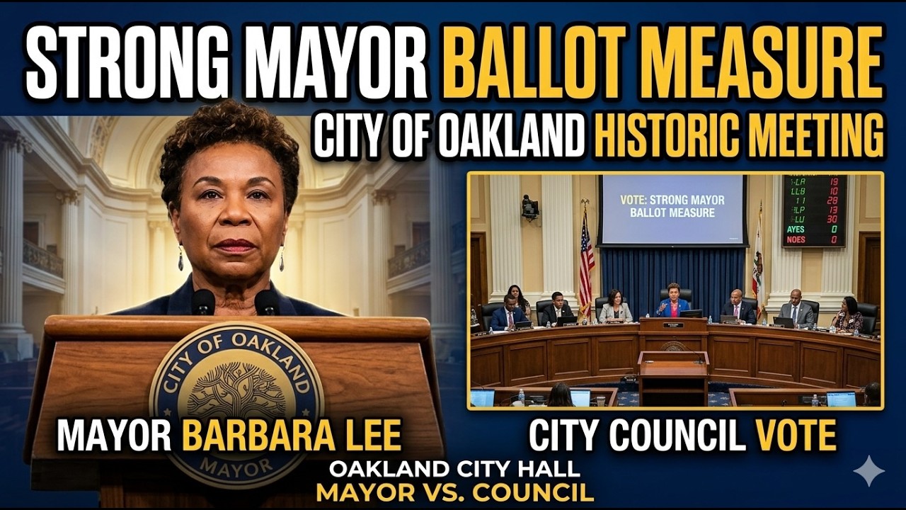 City of Oakland Oakland City Council & Mayor Barbara Lee Meeting On Strong Mayor Ballot Measure Vote