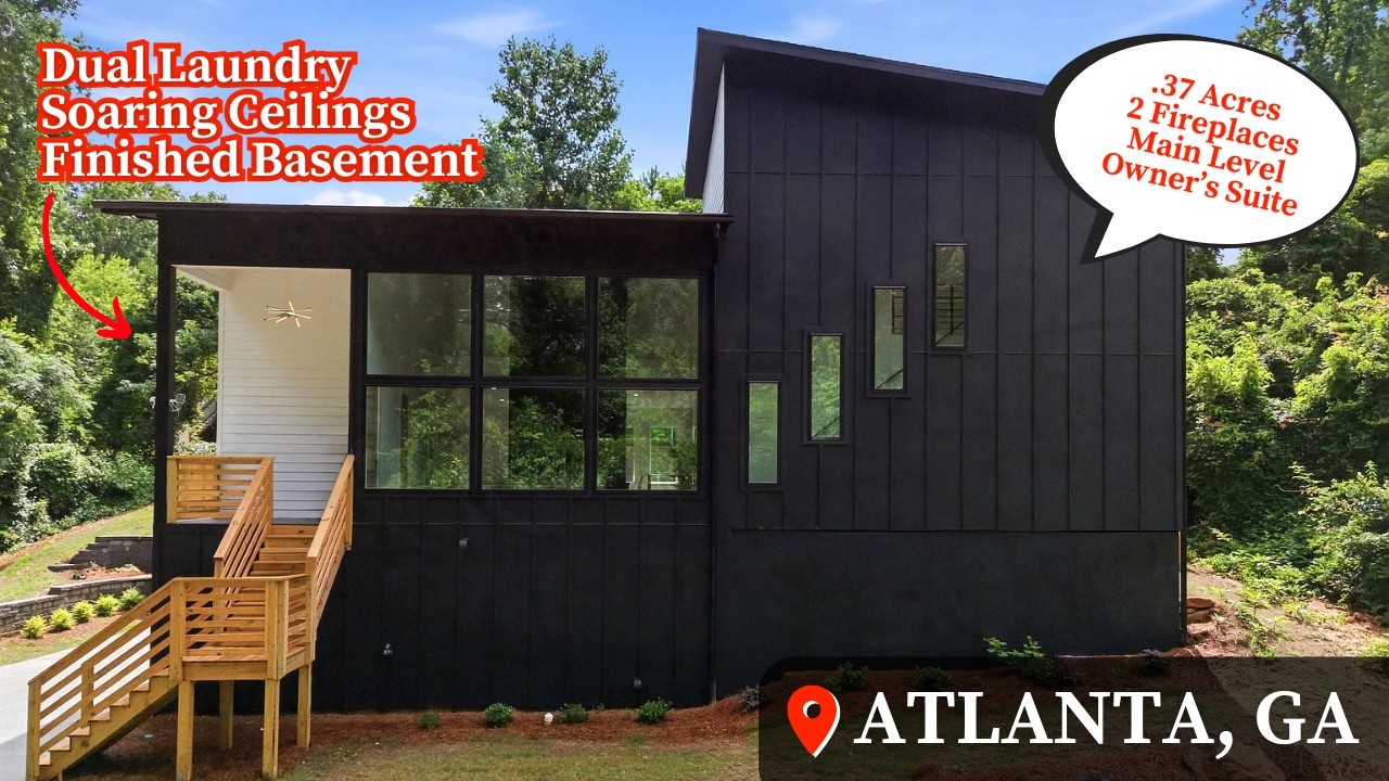 Living In Atlanta, GA | Sleek Modern Luxury | Finished Basement | Home Tour | Atlanta New Homes Living In Atlanta, GA | Sleek Modern Luxury | Finished Basement | Home Tour | Atlanta New Homes