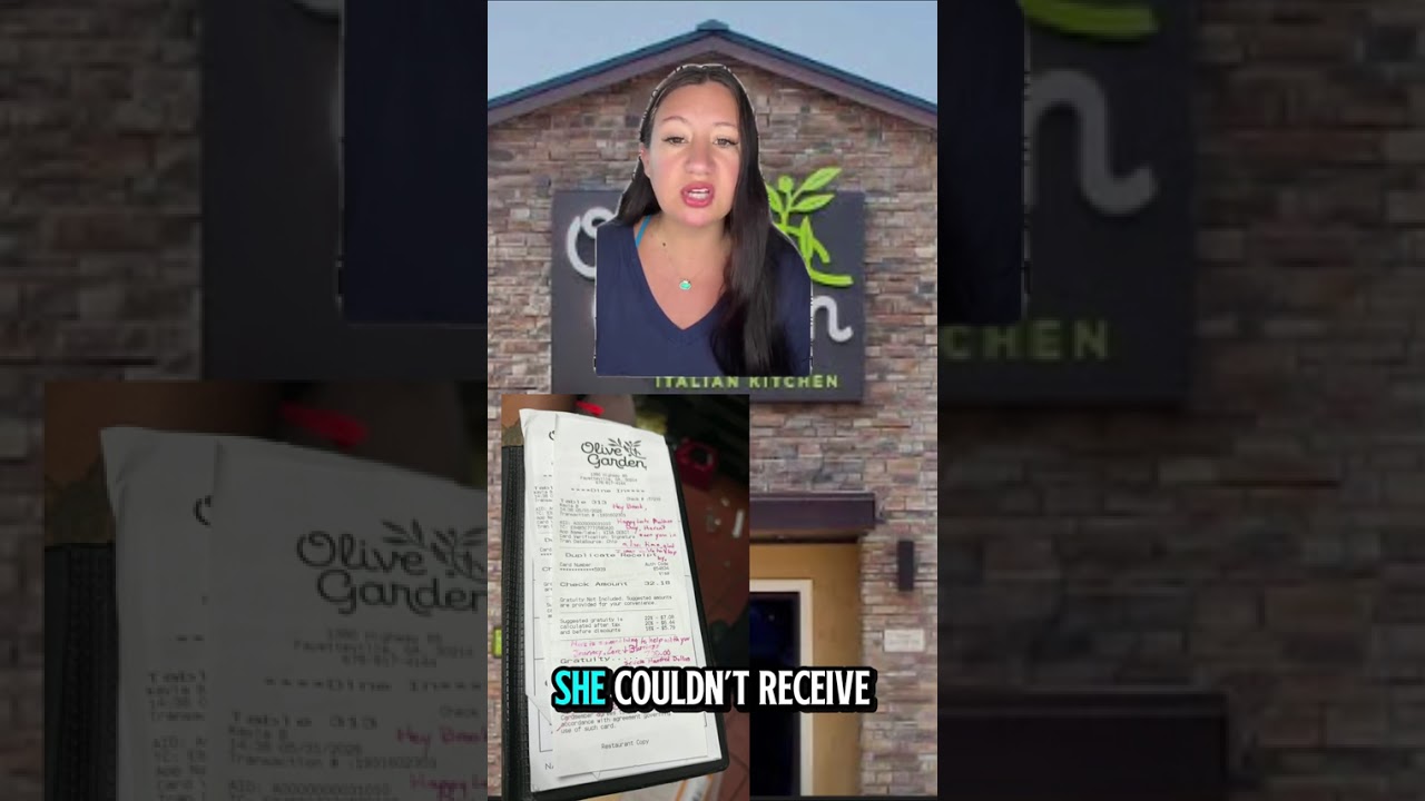 Olive Garden in Fayetteville Georgia fired server-Brook Skyes, after she was tipped 0 and asked