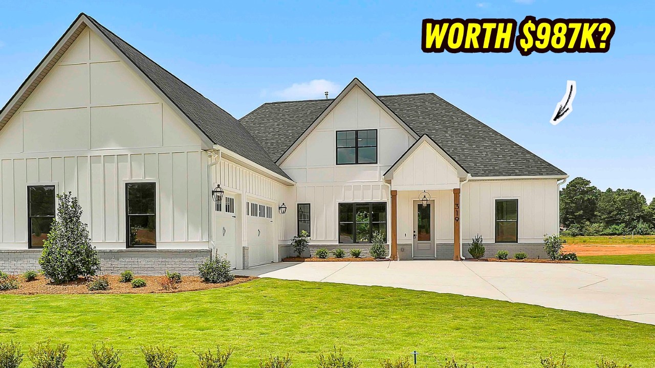Peachtree City GA New Construction Home Tour | 7K Luxury Home