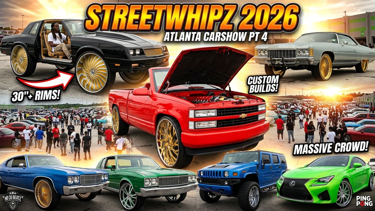 STREETWHIPZ 2026 CARSHOW ATLANTA GA, Big Rims, Custom Cars, Donks, Box Chevys, SUVs, Pt 4 STREETWHIPZ 2026 CARSHOW ATLANTA GA, Big Rims, Custom Cars, Donks, Box Chevys, SUVs, Pt 4