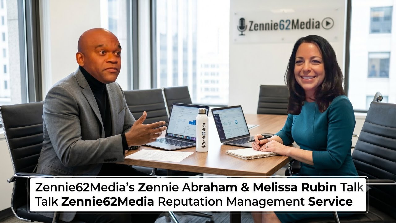 Zennie62Media’s Zennie Abraham & Melissa Rubin Talk  Zennie62Media Reputation Management Service