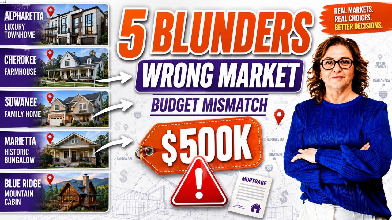 3 Relocation Blunders Buyers Make in North Georgia