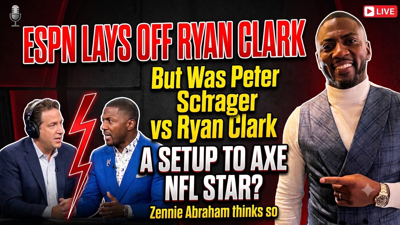 ESPN Fires Ryan Clark: Was Peter Schrager vs.Ryan Clark:NFL Players Debate A Set-Up For NFL Star?