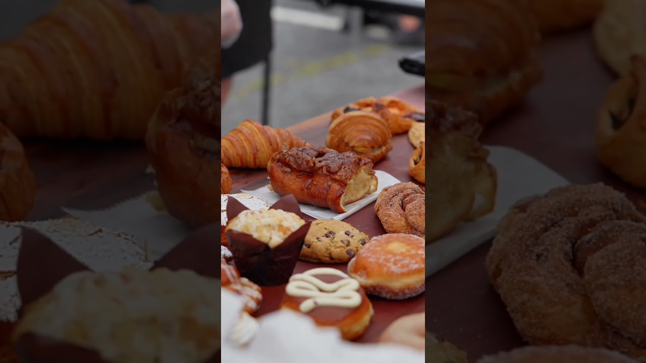 Fresh Cinnamon Roll Donuts At The Peachtree City Farmers Market! Fresh Cinnamon Roll Donuts At The Peachtree City Farmers Market!