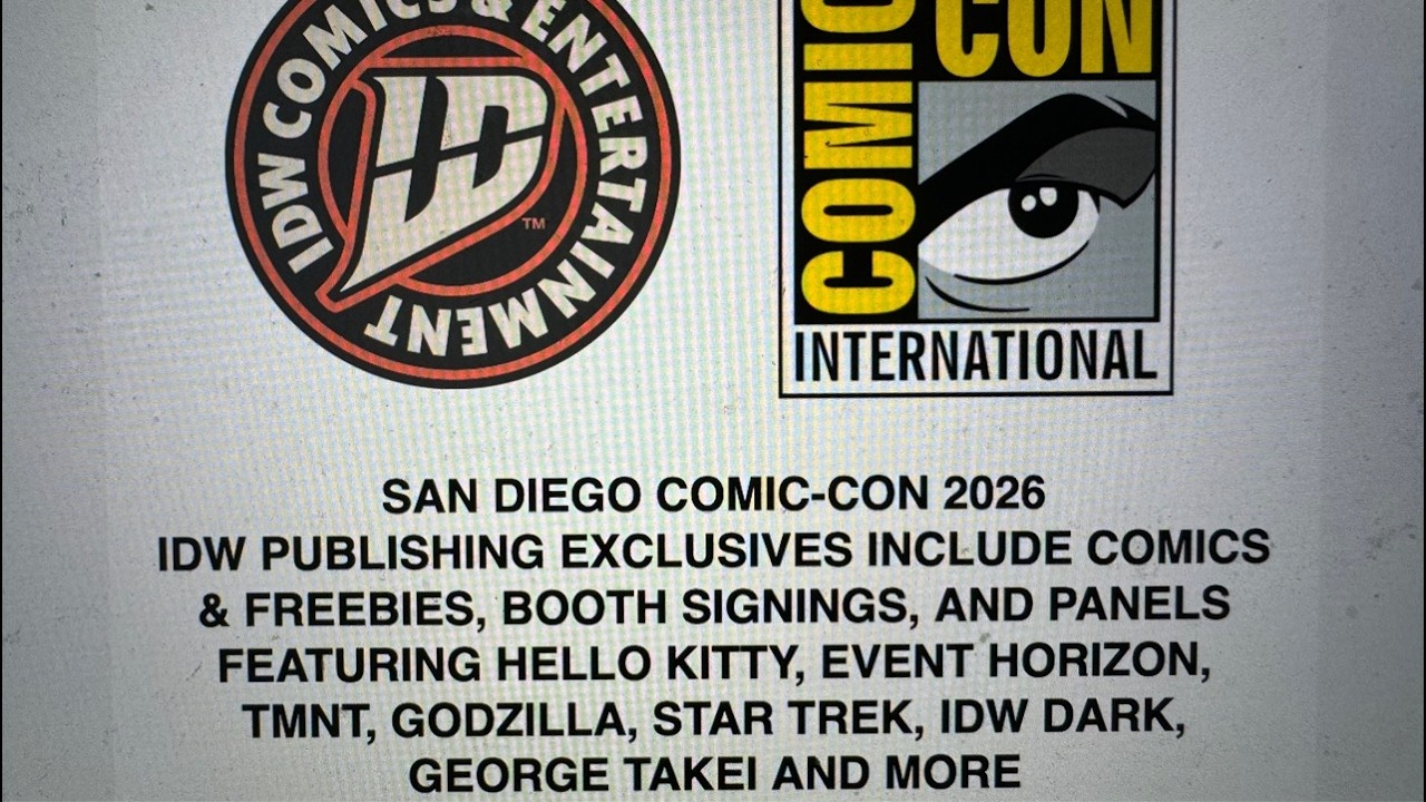 IFW Publishing At San Diego Comic Con 2026 Booth 2729 SDCC Has Star Trek’s George Takei