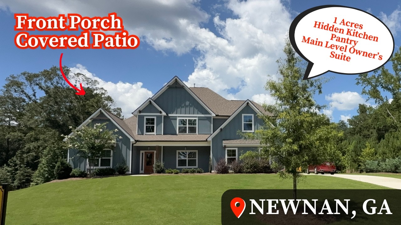 Living In Newnan, GA | Detached Two+ Story | Home Tour | Woodbury Plan | Atlanta New Homes Living In Newnan, GA | Detached Two+ Story | Home Tour | Woodbury Plan | Atlanta New Homes