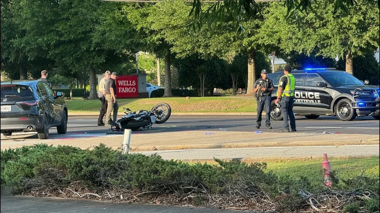 Motorcycle Accident At Kroger’s Gas Station Entrance Hwy 85 Fayetteville GA