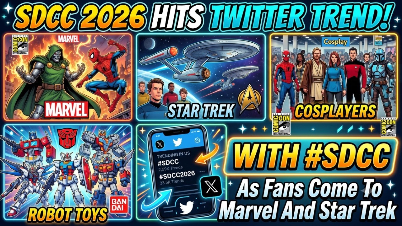 San Diego Comic Con 2026 Hits Twitter Trend With #SDCC As Fans Come To Marvel And Star Trek