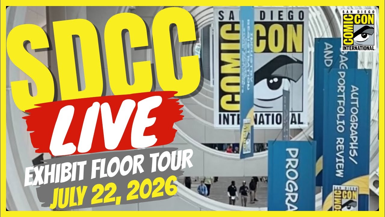 SDCC 2026 Exhibit Hall Floor Tour – First Minutes Inside San Diego Comic-Con Preview Night SDCC 2026 Exhibit Hall Floor Tour – First Minutes Inside San Diego Comic-Con Preview Night