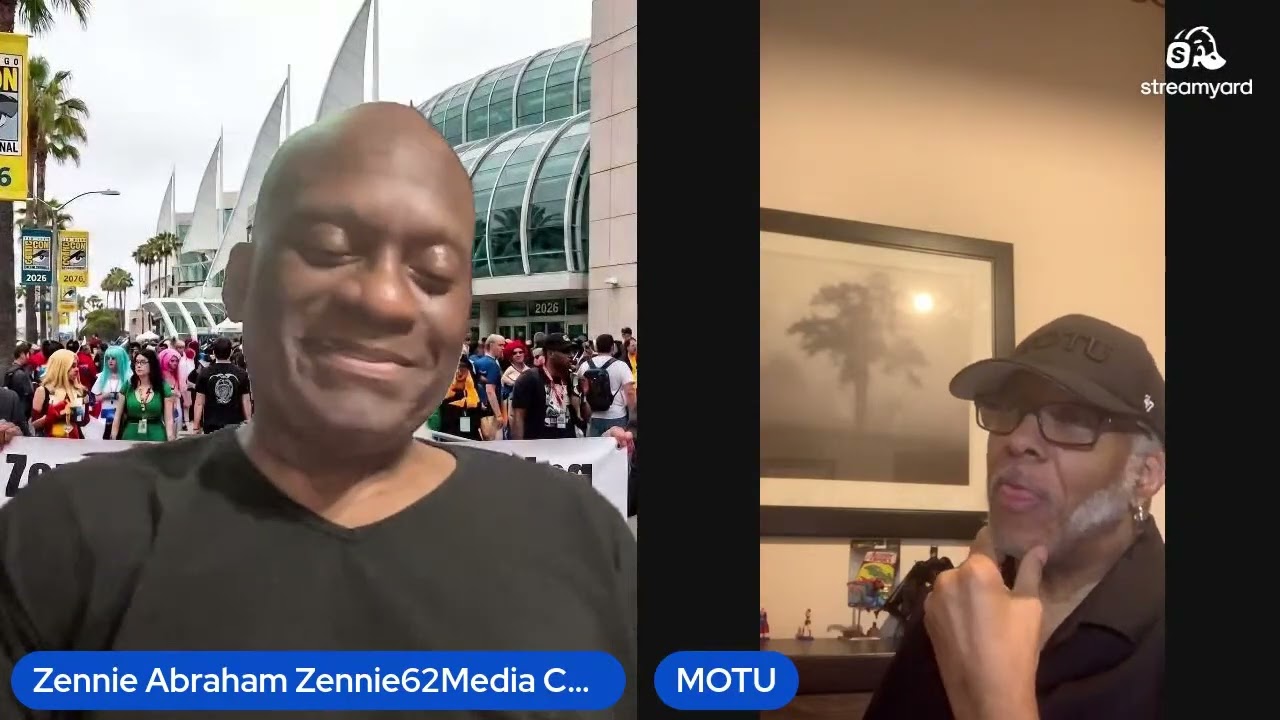 SDCC  News Michael Davis TalkIng With Founder Of The Black Panel At San Diego Comic Con 2026