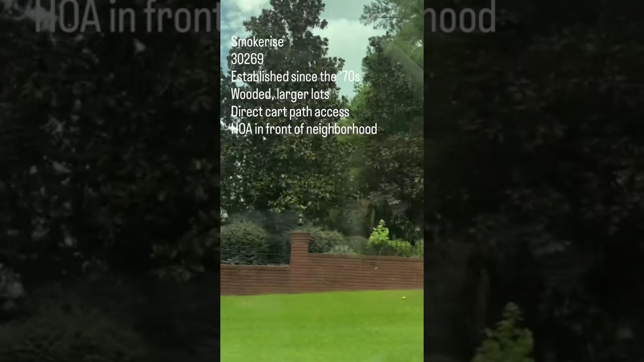 Smokerise Neighborhood Tour | Peachtree City, GA 30269