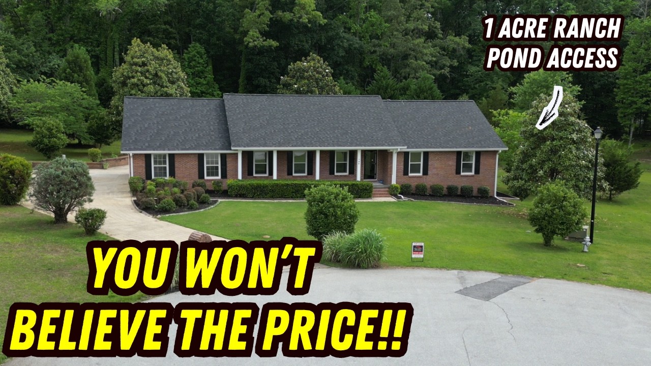 This Home Is Listed BELOW Appraised Value… Would You Buy It? South Metro Atlanta on 1.1 Acres This Home Is Listed BELOW Appraised Value… Would You Buy It? South Metro Atlanta on 1.1 Acres