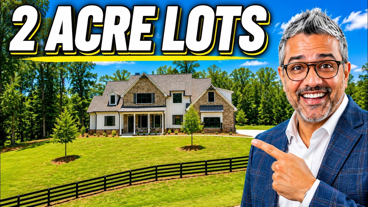 This New Construction Canton GA Home Has 2 Acres and suites on main!