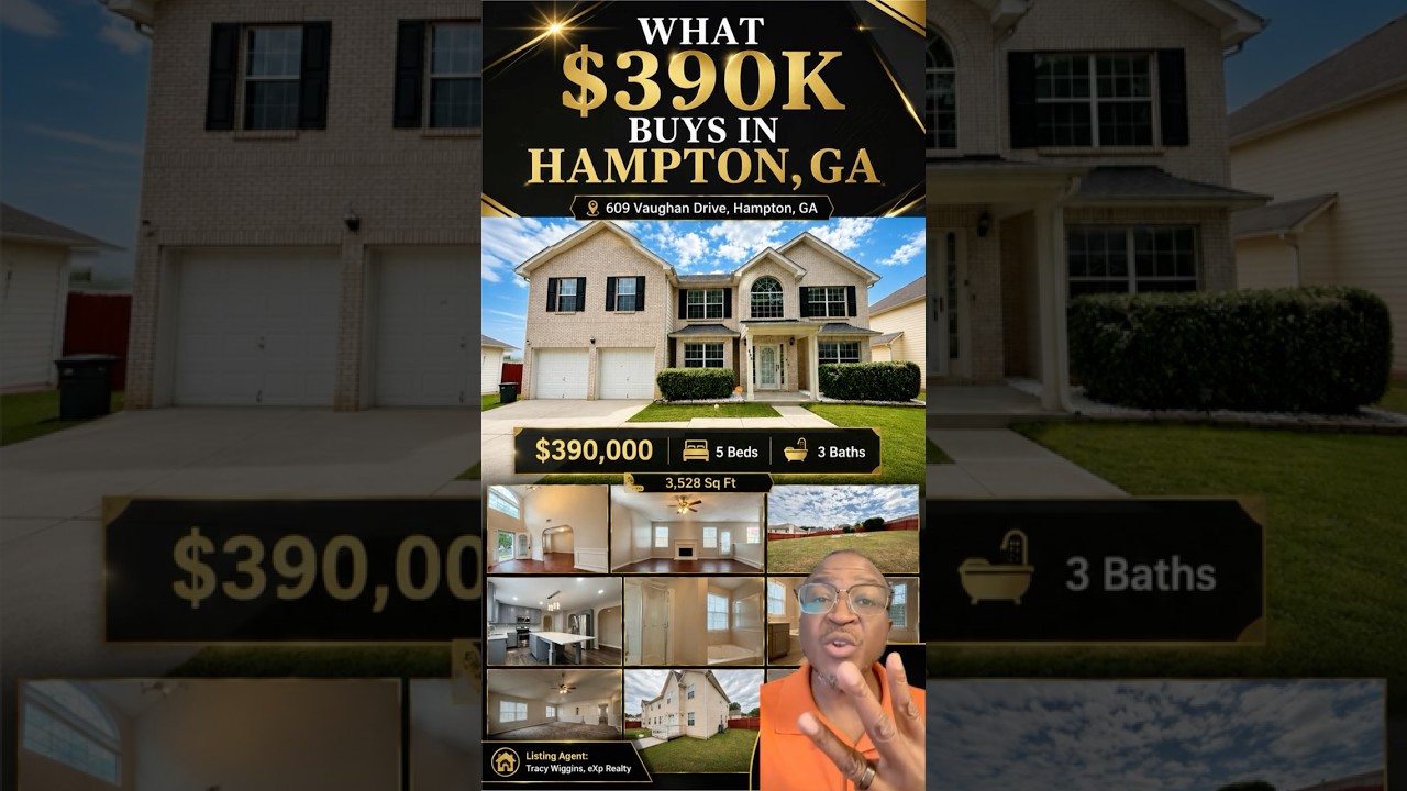 What 0K Buys in Hampton, GA | 5 Beds + 3,528 Sq Ft