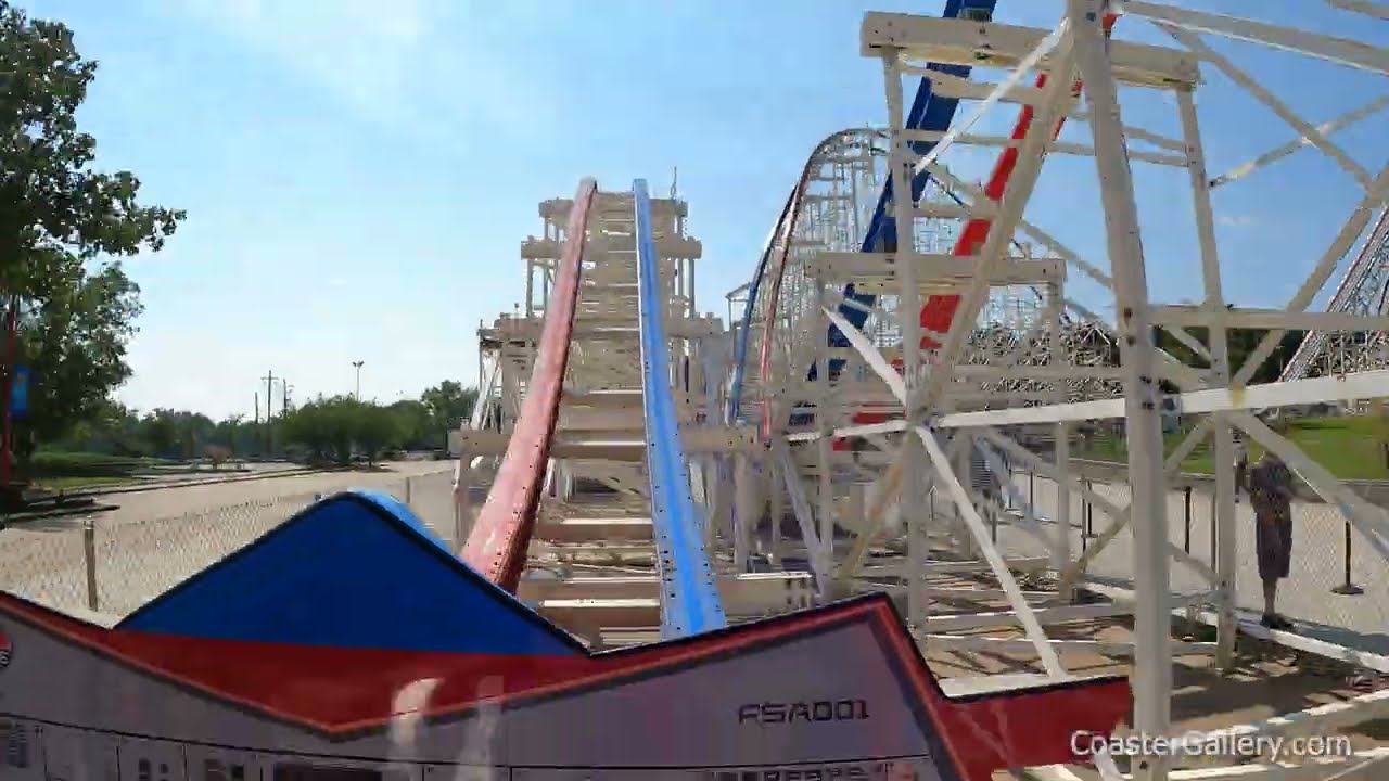 ArieForce One (Front POV) roller coaster at Fun Spot America Atlanta. Is this be best RCM anywhere?