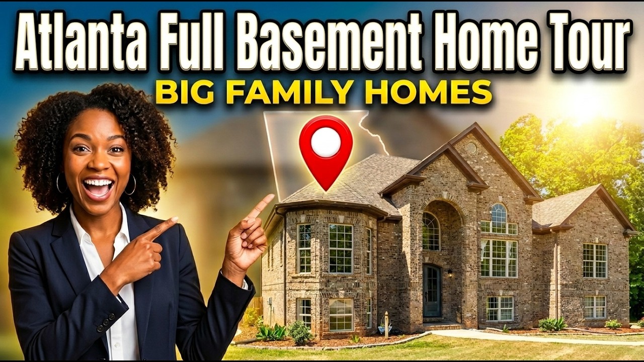 Atlanta Homes with Finished Basement & Roswell GA Home Tours 🏡🔥
