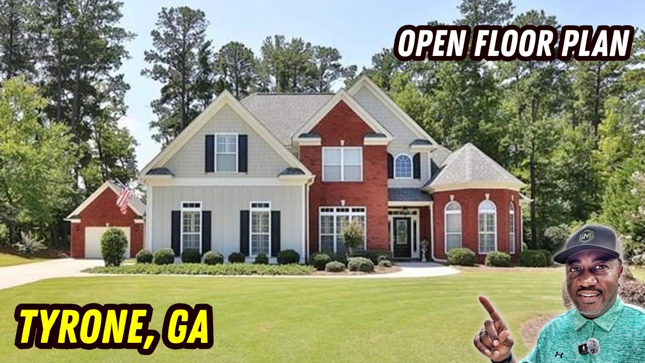 Living in Tyrone, Georgia – Beautiful Family HOME | 5 Bedroom Property On 1 Acre