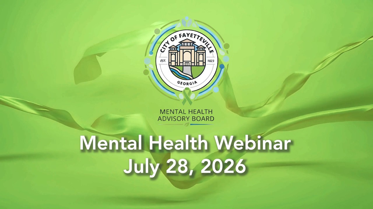 Mental Health Webinar | July 28, 2026